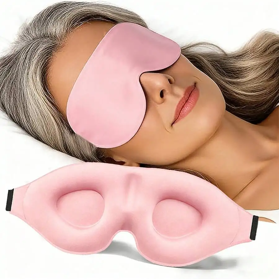 Eye Mask Sleep Travel - Unisex 3D Contoured Sleep Eye Mask