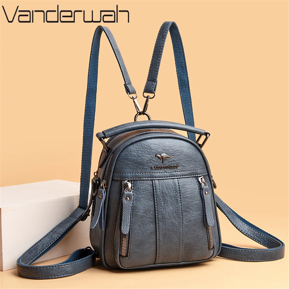 Travel Accessories Leather - 4 In 1 Leather Backpacks Multifunction