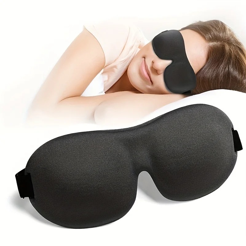 Eye Mask Sleep Travel - 3D Stereoscopic Eye Mask for Blocking