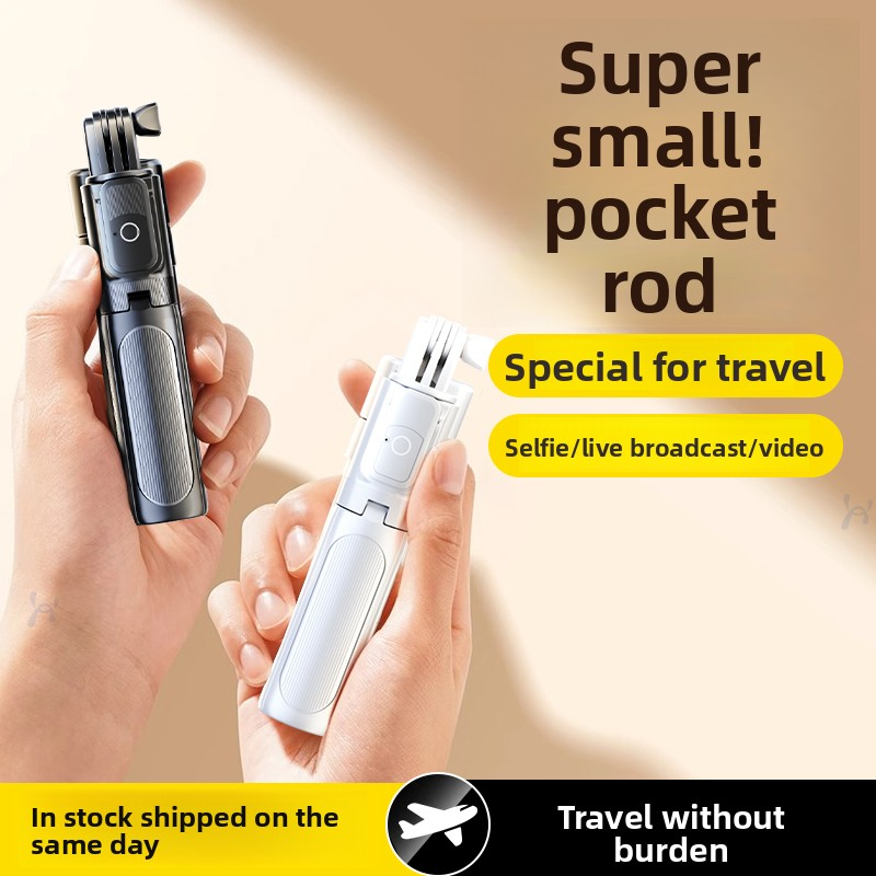 Travel Accessories And Gadgets - Mini selfie stick tripod magic gadget,