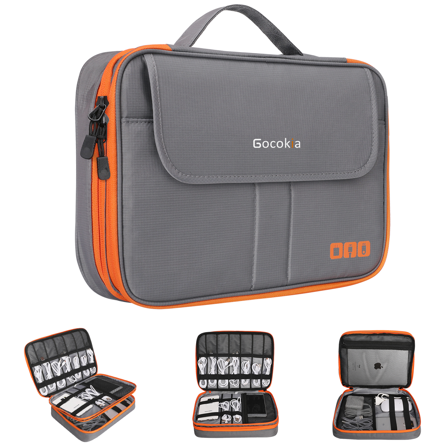 Travel Accessories And Gadgets - Double Layers Large Capacity Travel Electronic