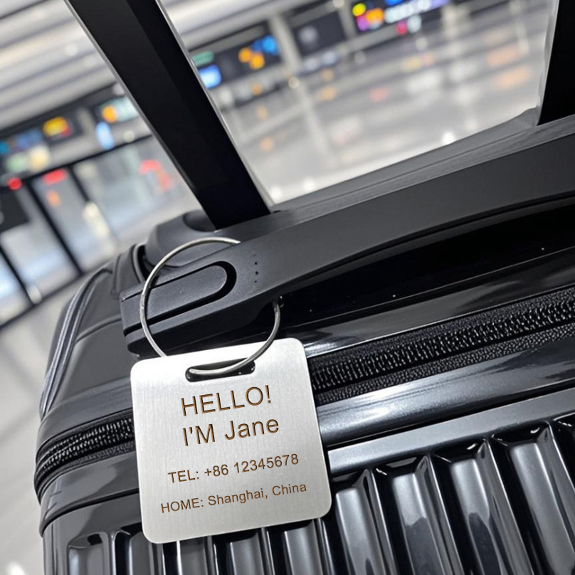 Custom Name Luggage Tag Laser  – обзор и цена Travel Accessories Us