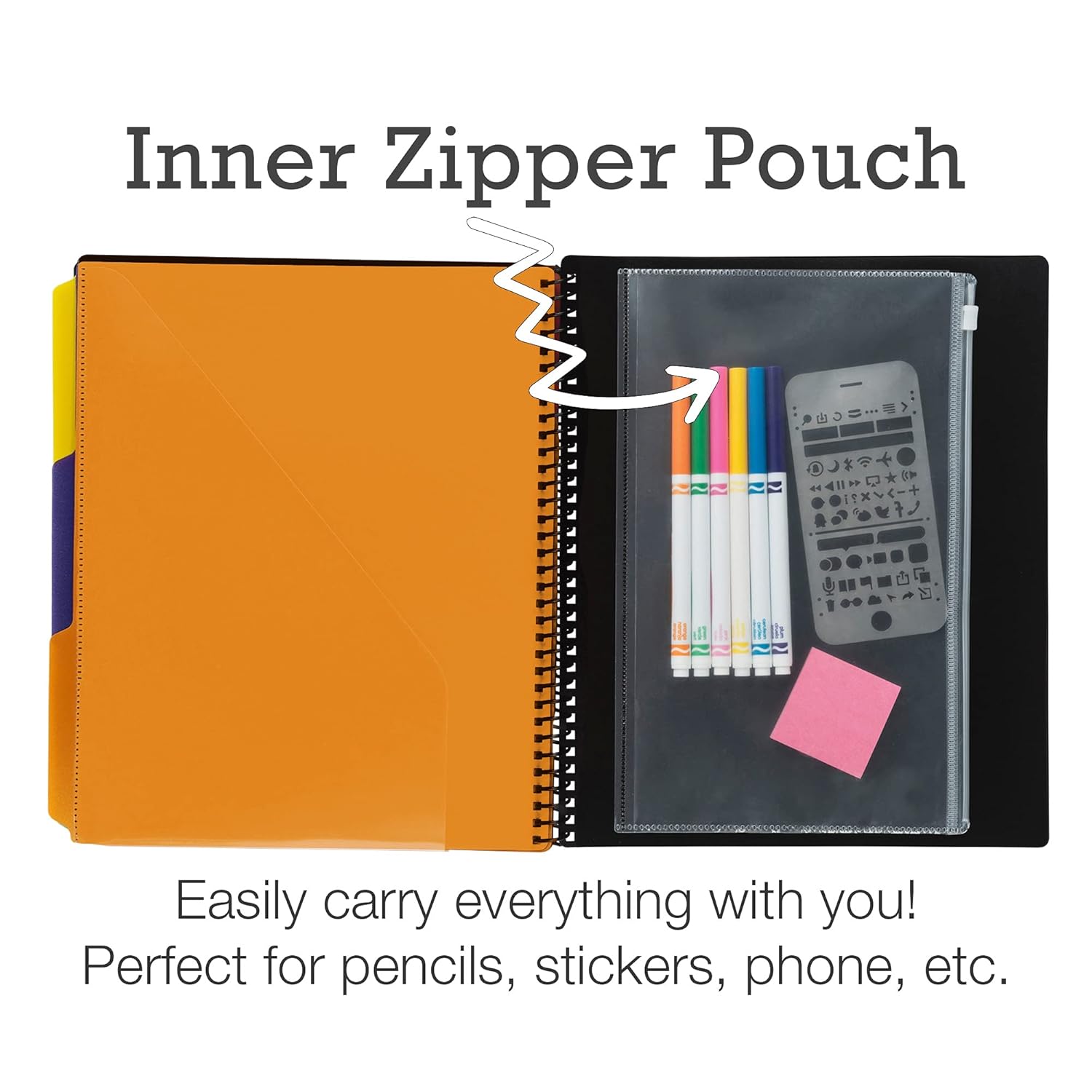 Multi-Pocket Spiral Folder wit – обзор и цена Document Organizer Folder
