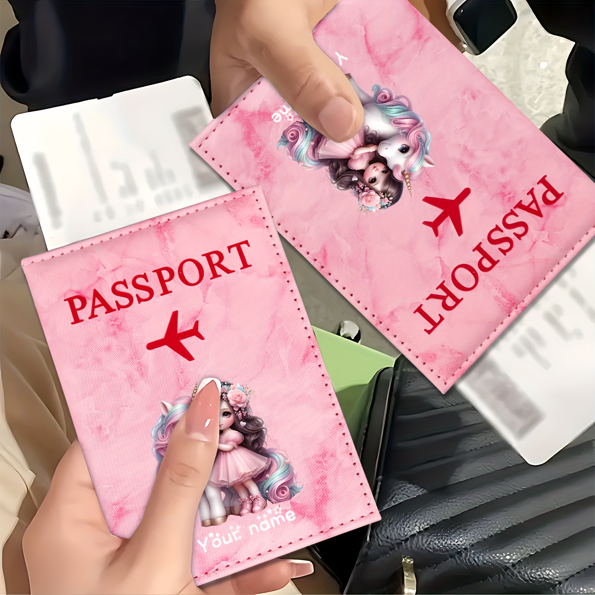 Unicorn Girl Pattern PU Passpo – обзор и цена Travel Accessories And Gadgets