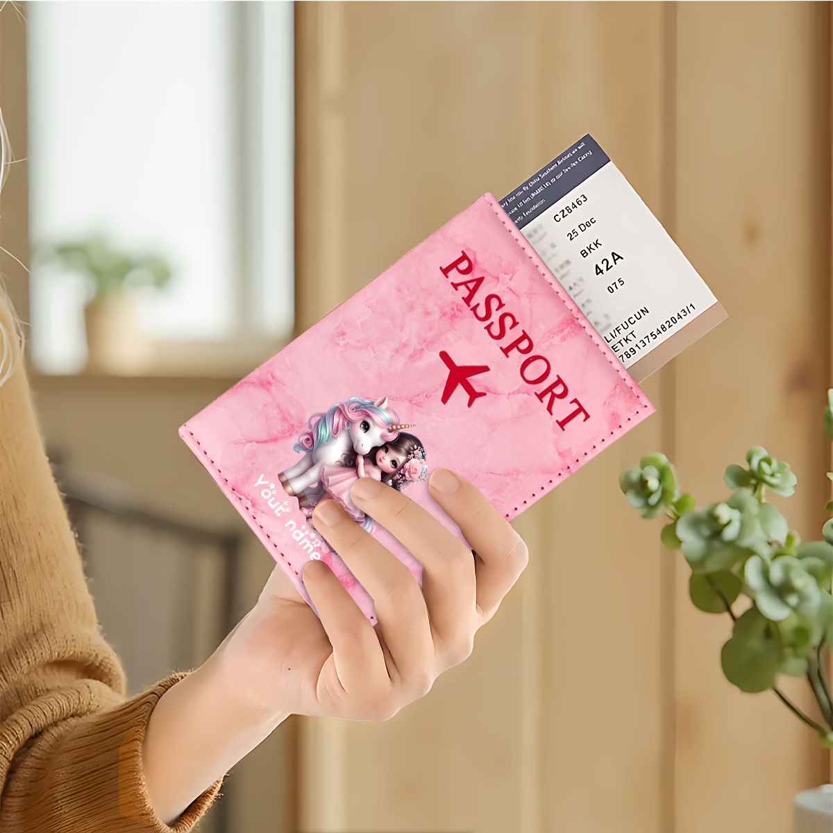 Unicorn Girl Pattern PU Passpo – обзор и цена Travel Accessories And Gadgets