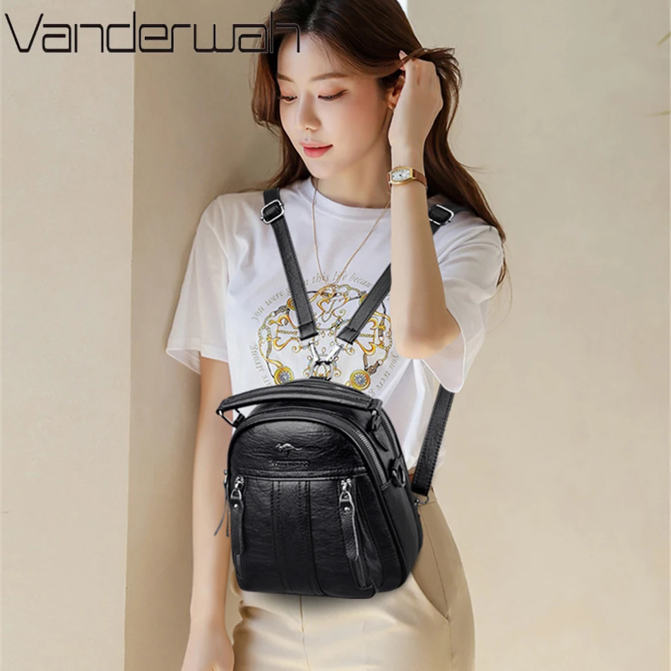 4 In 1 Leather Backpacks Multi – обзор и цена Travel Accessories Leather