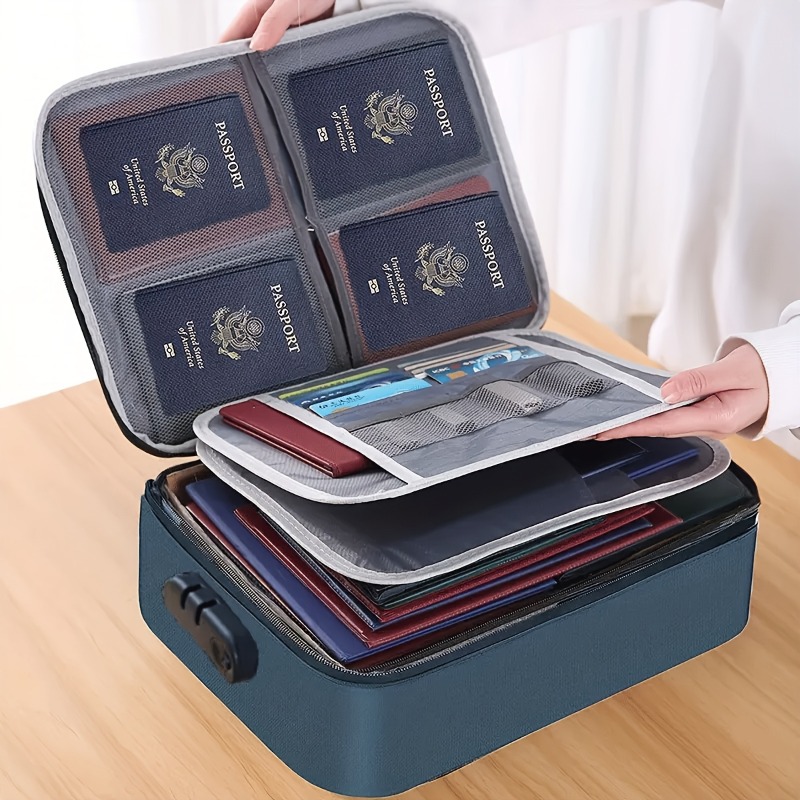 Lockable File Storage Bag,3-La – обзор и цена Document Organizer Folder