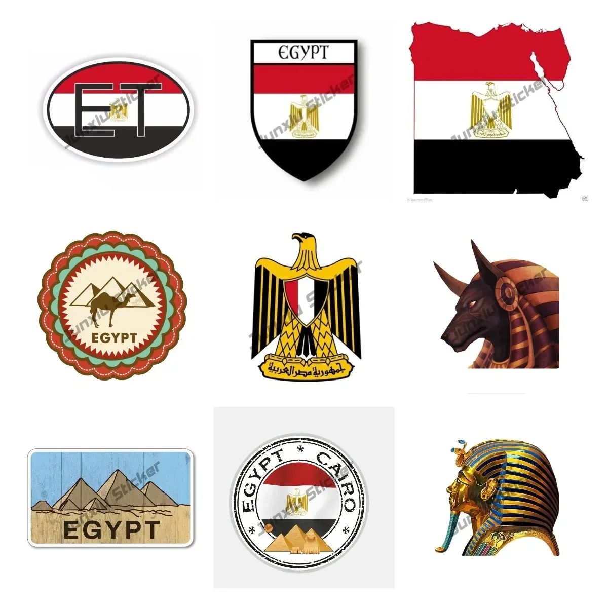 Egypt Flag Decal Sticker Egypt – обзор и цена Travel Accessories Egypt