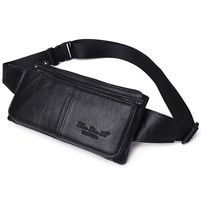 Men Waist Fanny Pack Belt Hip  – обзор и цена Travel Accessories Leather