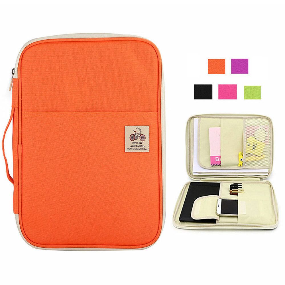 Travel A4 Portfolio Zipped Con – обзор и цена Document Organizer Folder