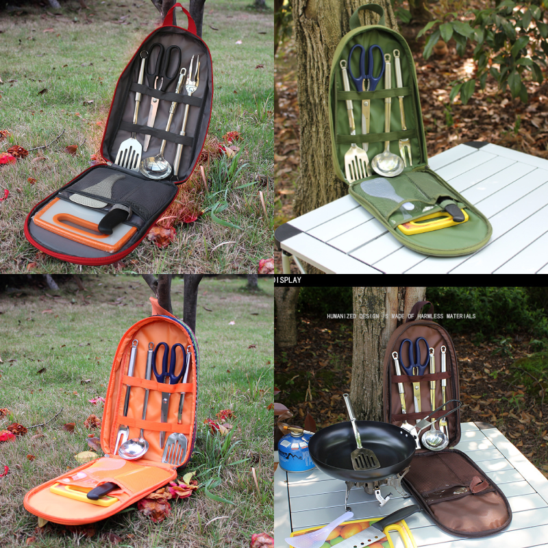 7pcs Camping Kitchen Utensil S – обзор и цена Travel Accessories And Gadgets