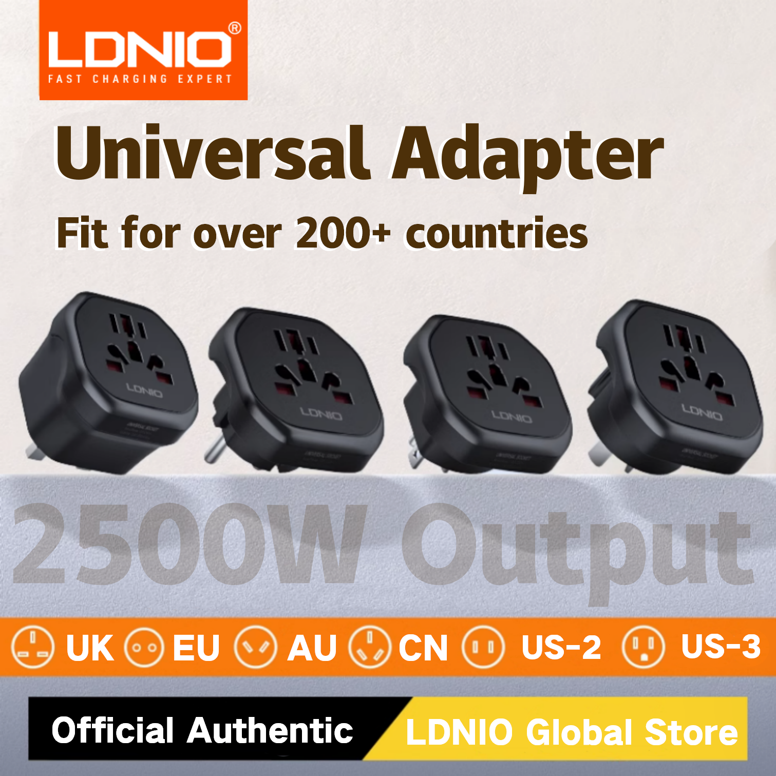 LDNIO Universal AU UK US EU Pl – обзор и цена Travel Accessories Europe