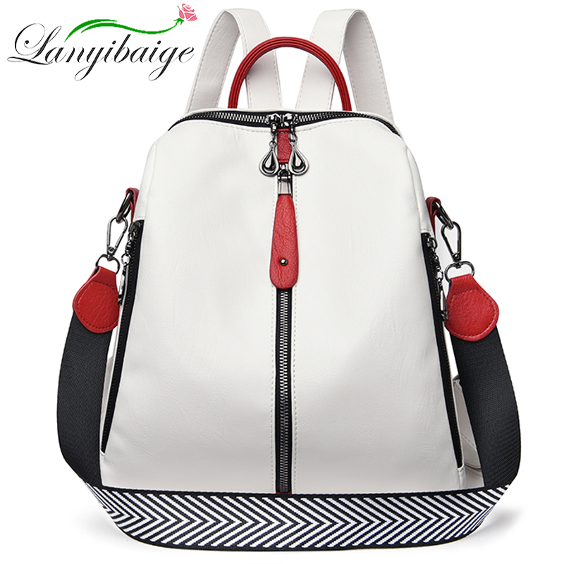 Fashion Backpack Women Soft Le – обзор и цена Travel Accessories Leather