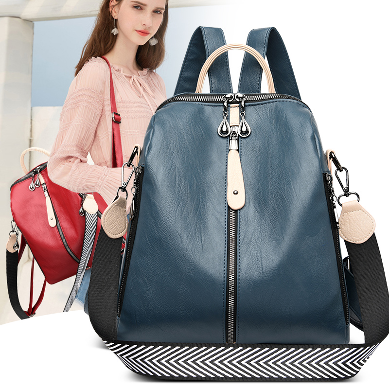 Fashion Backpack Women Soft Le – обзор и цена Travel Accessories Leather