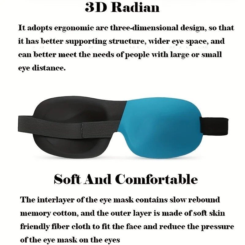 3D Stereoscopic Eye Mask for B – обзор и цена Eye Mask Sleep Travel