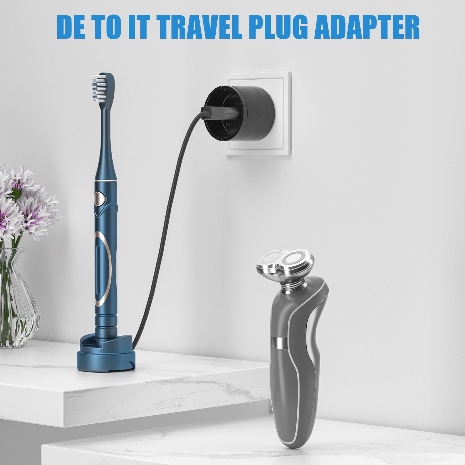 3PCS 1500W Europe Germany to I – обзор и цена Travel Accessories Europe