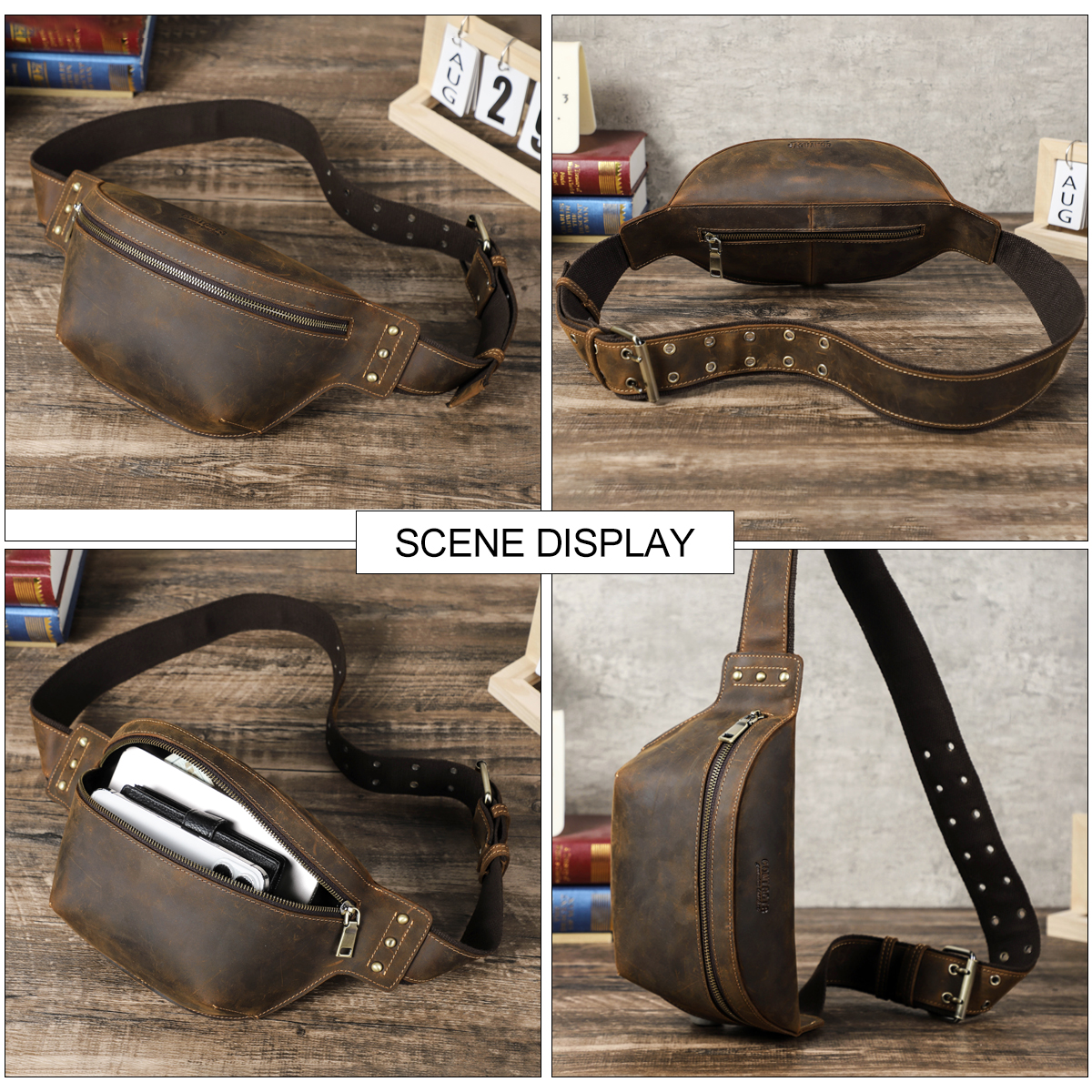 CONTACT'S Genuine Leather Wais – обзор и цена Travel Accessories Leather