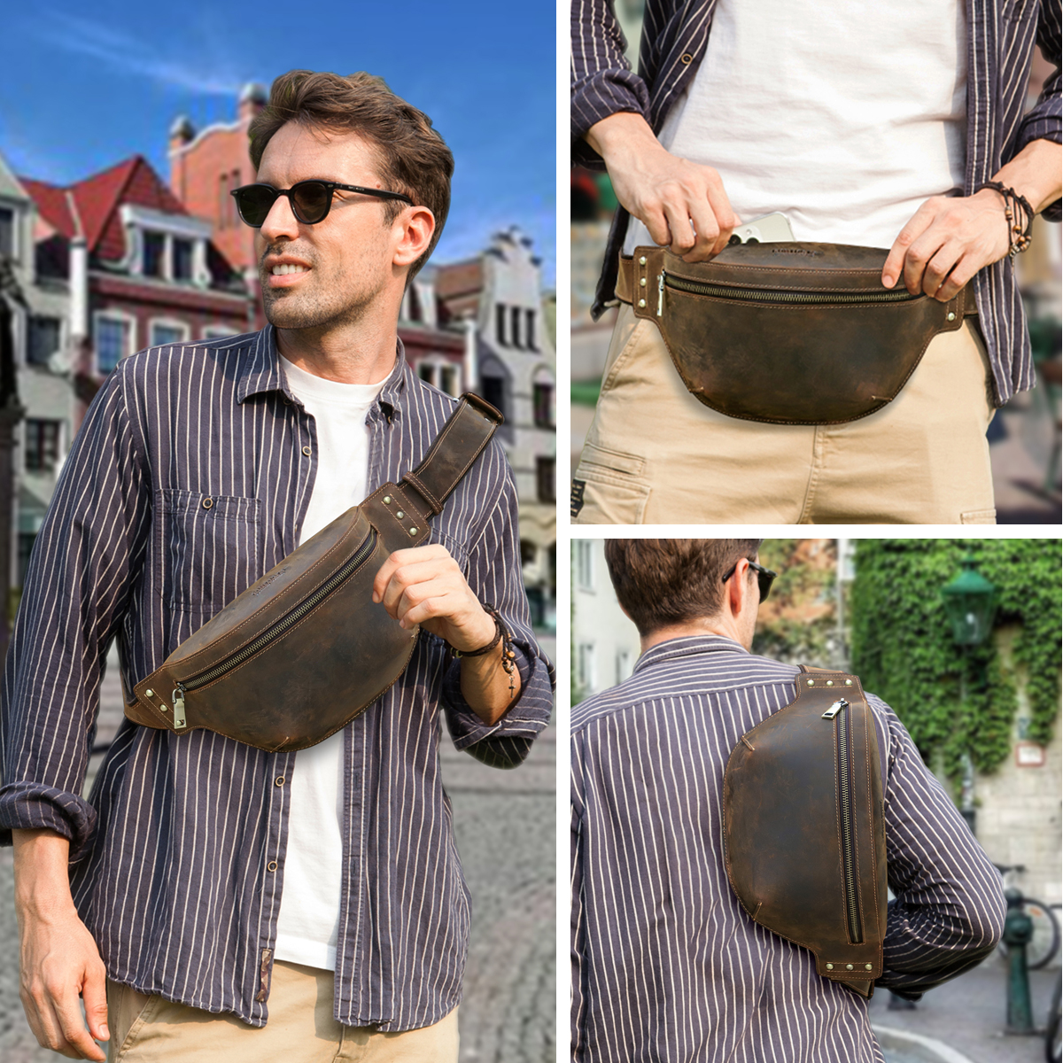 CONTACT'S Genuine Leather Wais – обзор и цена Travel Accessories Leather