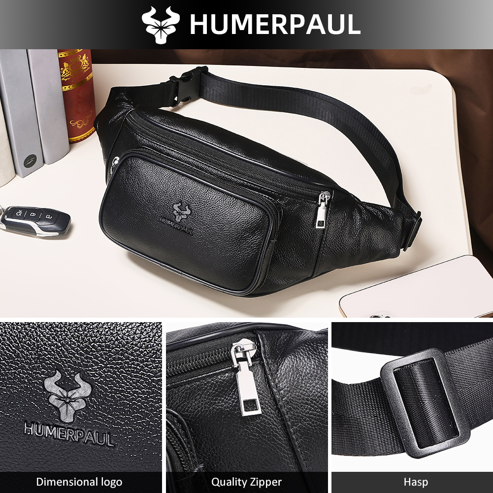 HUMERPAUL Men's Waist Fanny Pa – обзор и цена Travel Accessories Leather