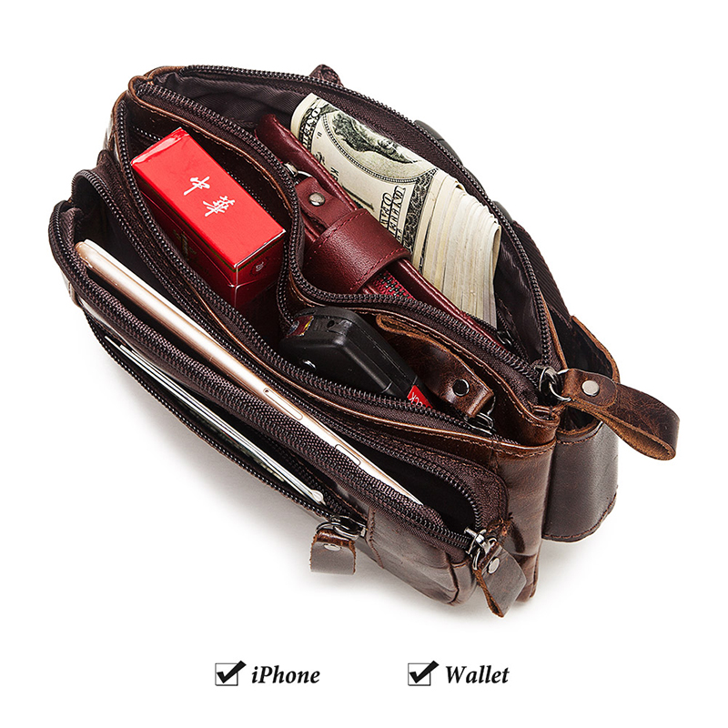 HUMERPAUL Men's Waist Fanny Pa – обзор и цена Travel Accessories Leather