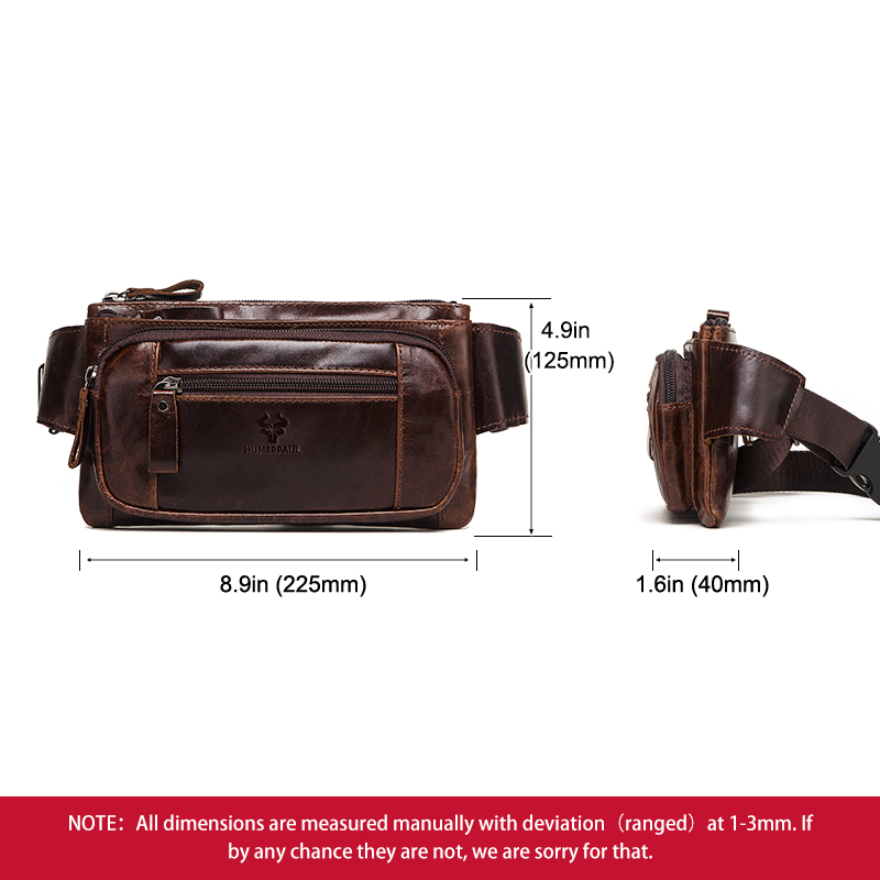 HUMERPAUL Men's Waist Fanny Pa – обзор и цена Travel Accessories Leather