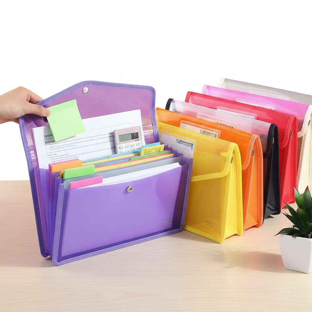 Large Capacity PVC Stationery  – обзор и цена Document Organizer Folder