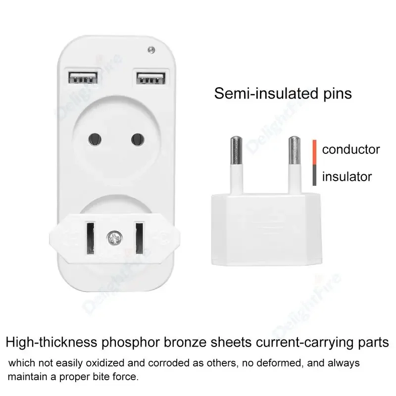 US To EU Plug Adapter CN US Ch – обзор и цена Travel Accessories Europe