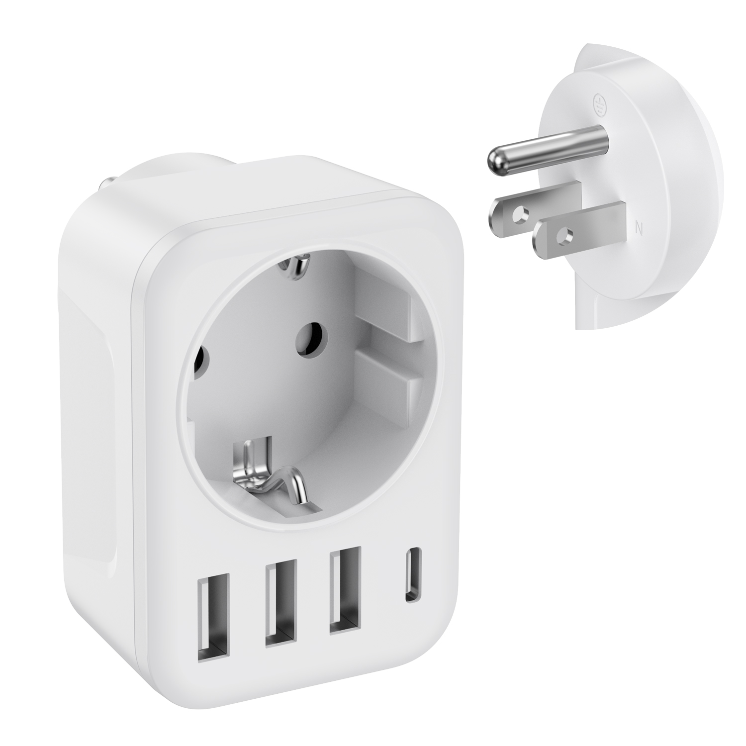 Travel Adapter USA Adapter Eur – обзор и цена Travel Accessories Europe
