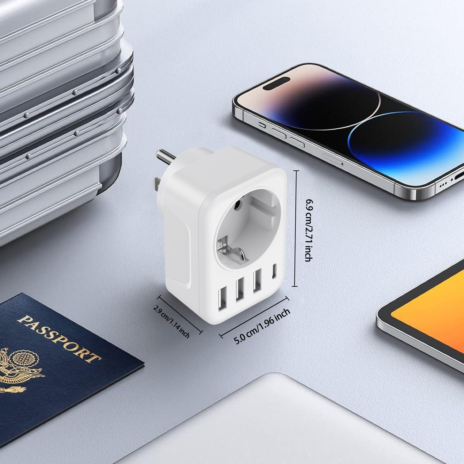 Travel Adapter USA Adapter Eur – обзор и цена Travel Accessories Europe